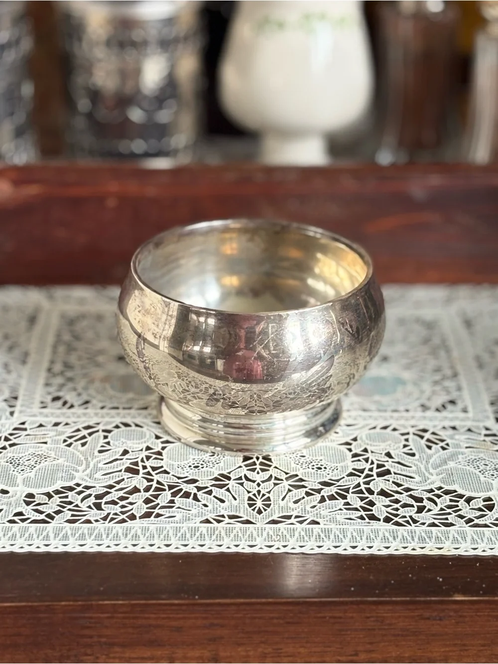 4 Piece International Silver Royal Danish International Sterling Silver Tea Set
